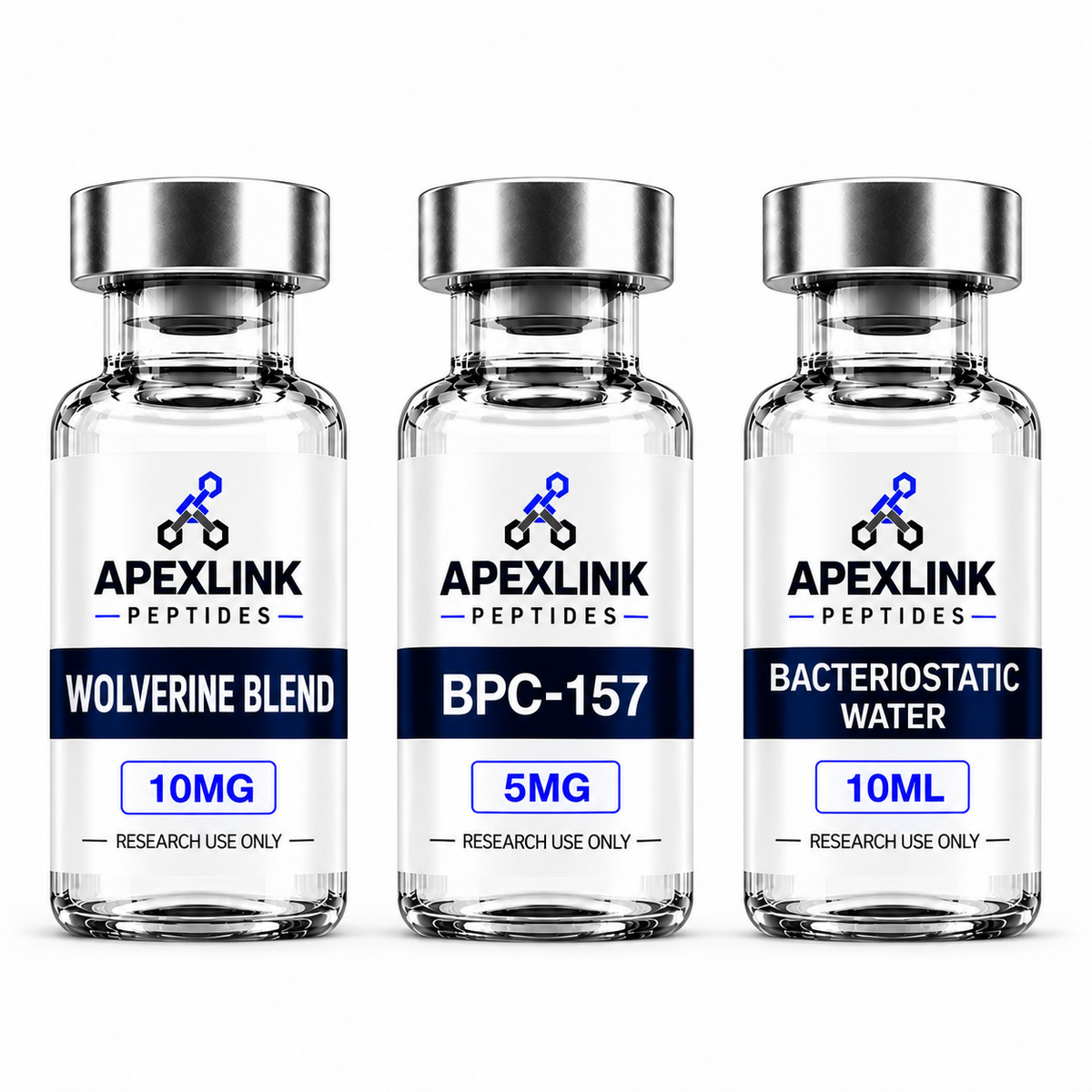 Wolverine Blend 10MG, BPC-157 5MG and Bacteriostatic Water 10ML