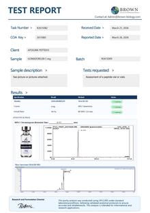gonadorelin certificate