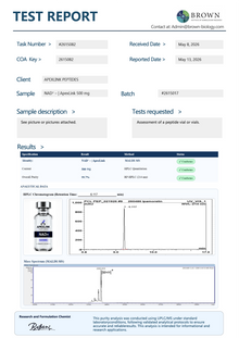 nad+ certificate