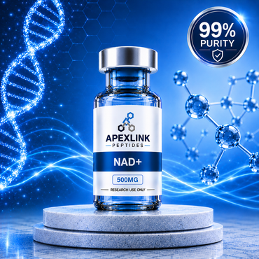NAD+ 500mg research compound vial high purity laboratory grade ApexLink Peptides
