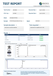 tb-500 certificate
